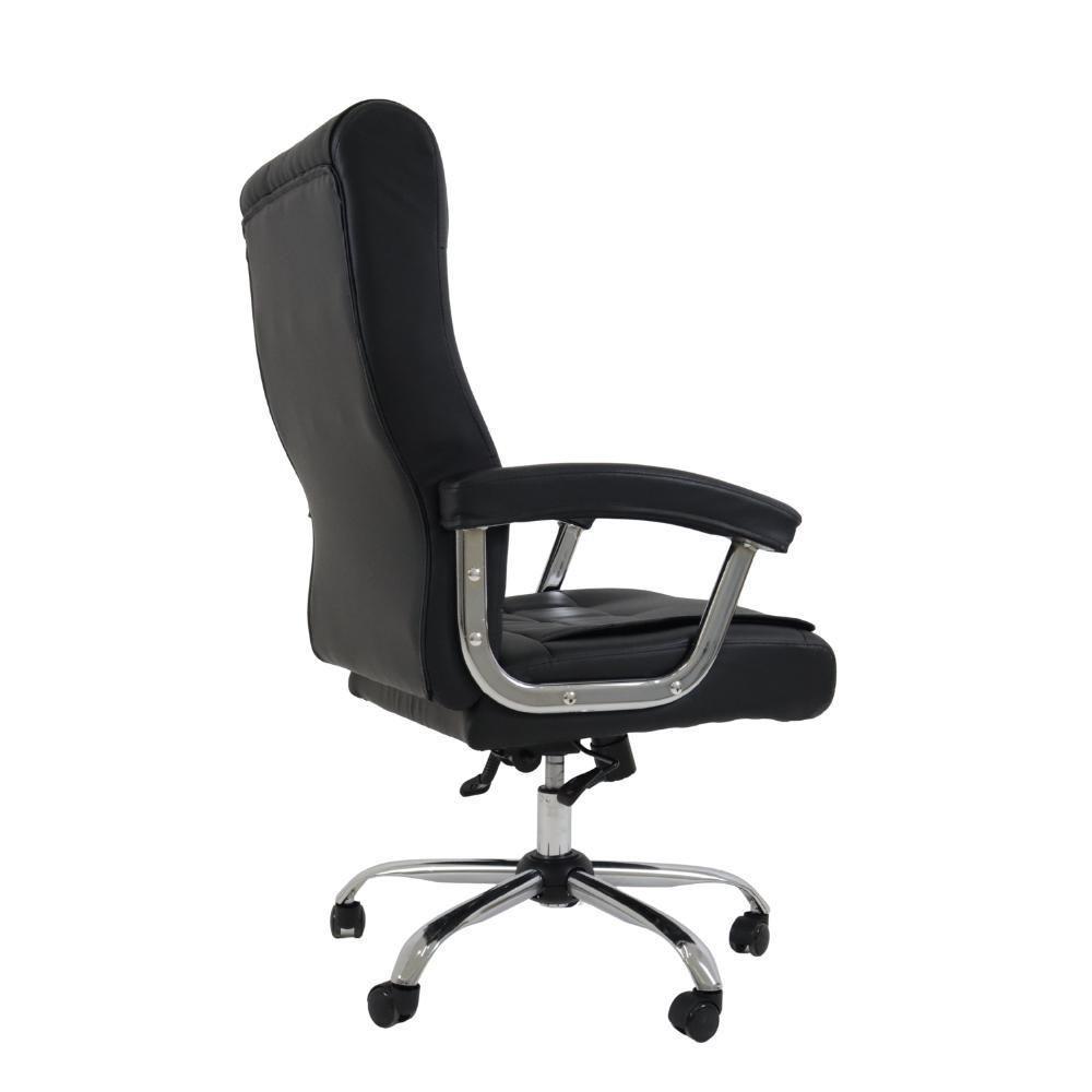 Cadeira Escritório Home Office Presidente Mini Big Preta Ergonômica Com Molas Ensacadas E Sistema Relax - 5