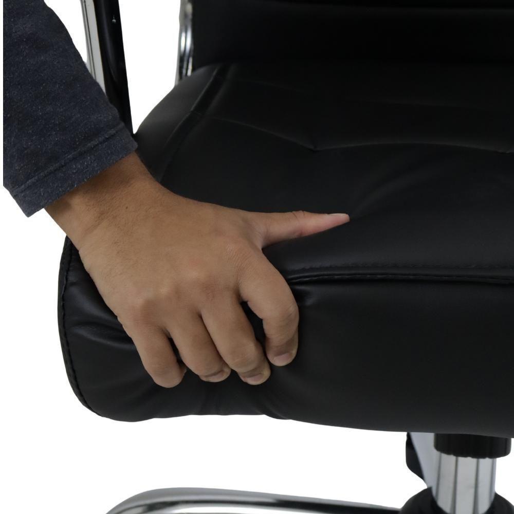 Cadeira Escritório Home Office Presidente Mini Big Preta Ergonômica Com Molas Ensacadas E Sistema Relax - 7