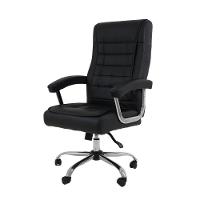 Cadeira Escritório Home Office Presidente Mini Big Preta Ergonômica Com Molas Ensacadas E Sistema Relax - 1