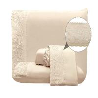 Jogo Lençol King Nuance Bordado Inglês 4pç 100% Poliéster - Perol - 1