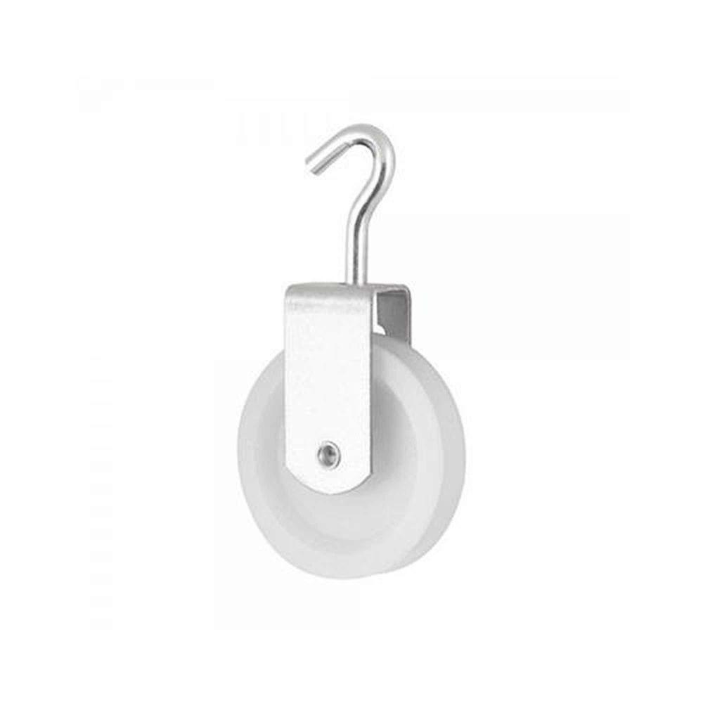 Roldana Para Poço Com Gancho 6cm - Uso Em Levantamento De Baldes E Sistemas Manuais - 1