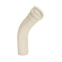 Curva Longa 45º X 75mm Pvc Branca Para Esgoto - Amanco - 1