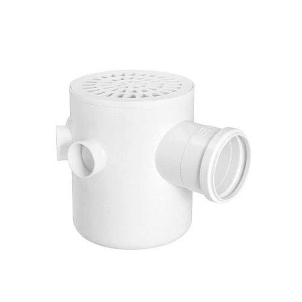 Caixa Sifonada 5 Entradas Nr°53 150x185x75 Redonda - Plastubos - Drenagem De água E Esgoto - 1