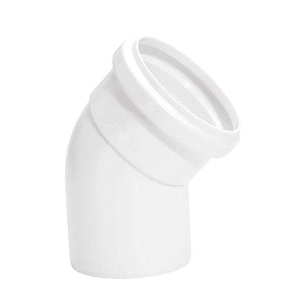 Joelho 45° Esgoto 150mm Pvc Com Bolsa Soldável - Resistente A 750 Kpa - 1