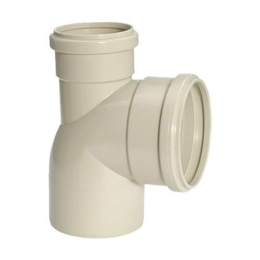 Joelho 90º Com Visita Esgoto 100x50mm Pvc Branco - Amanco - 1