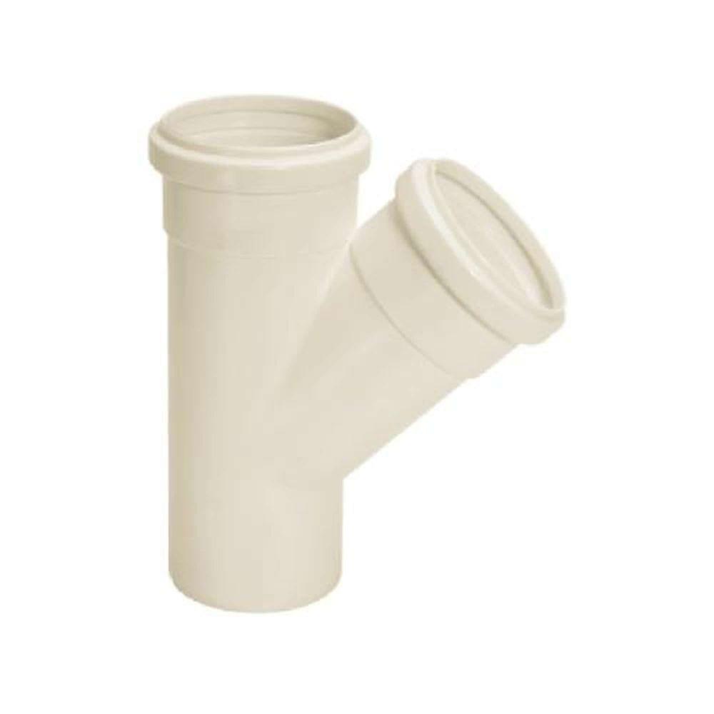 Junção Y Esgoto 75 X 50mm Pvc Branca - Amanco - Nbr 5688 - 1