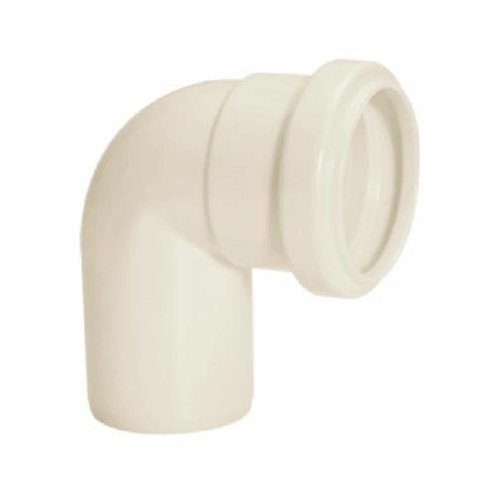 Joelho 90º Esgoto 40mm Pvc Branco - Amanco Sn-1500 Pa - 1