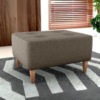 Puff Para Sala 62 Cm Piva Tecido Boucle Milani Store Marrom Marrom - 8