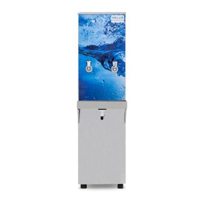 Bebedouro Purificador Industrial Blue Coluna 2 Torneiras Natural E Gelada 25L Inox Adesivado 220V