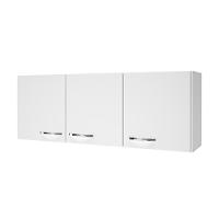 Armário Aéreo Modulado Fidelitá Suiça 120cm 3 Portas Branco - 3