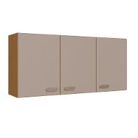Armário Aéreo Modulado Fidelitá Mariana 120cm 3 Portas Freijó/camurça - 2