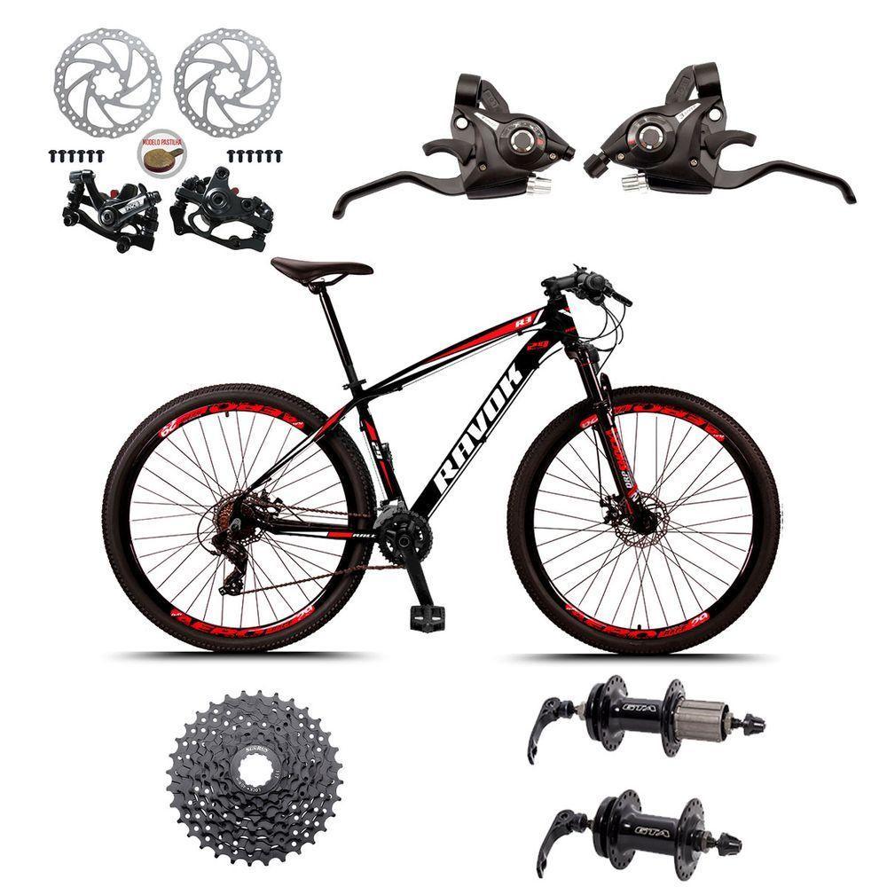 Bicicleta Aro 29 Alumínio 24 Marchas Freio A Disco Cubos K7 Laranja - 2