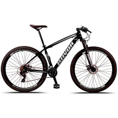 Bicicleta Aro 29 Alumínio 24 Marchas Freio A Disco Cubos K7 Cinza