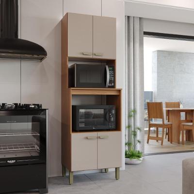 Torre Quente Modulada Para Forno Fidelitá Mariana 65cm 4 Portas Freijó/camurça