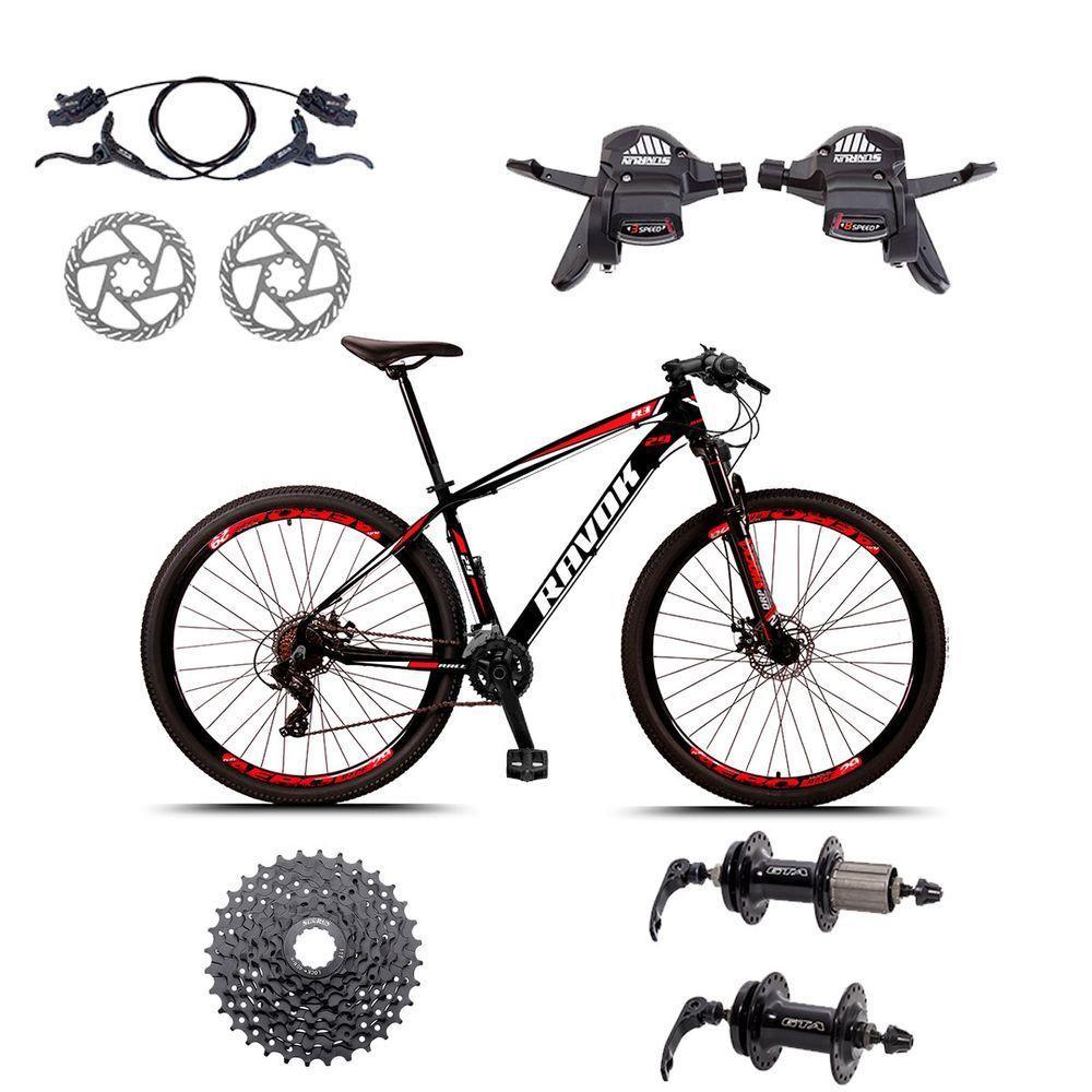 Bicicleta Aro 29 Freio A Disco Hidraúlico 24 Marchas Cubo Alúminio K7 Azul - 2