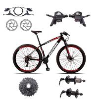 Bicicleta Aro 29 Freio A Disco Hidraúlico 24 Marchas Cubo Alúminio K7 Azul - 2