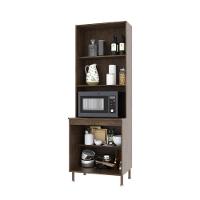 Torre Quente Modulada Com Vidro Para Forno Fidelitá Lisboa 70cm 4 Portas Noce/off-white - 3