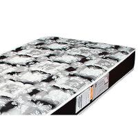 Cama Box Solteiro: Colchão Espuma Luckspuma Roland Garros Pro + Base CRC Suede Black(88x188) - 5