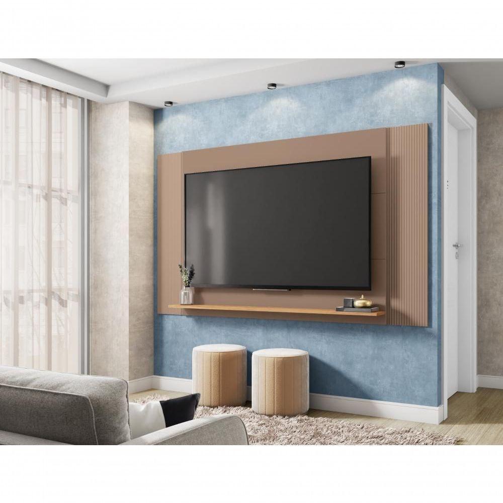 Painel Para Tv Até 65 Polegadas 3 Em 1 Jace Cinza - 2