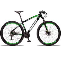 Bicicleta Aro 29 Freio A Disco Hidraúlico 24 Marchas Cubo Alúminio K7 Verde - 1