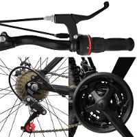 Bicicleta Aro 29 Suspensão Dianteira Bike Aço 21 Marchas Freio A Disco Vermelho Ferrari - 2