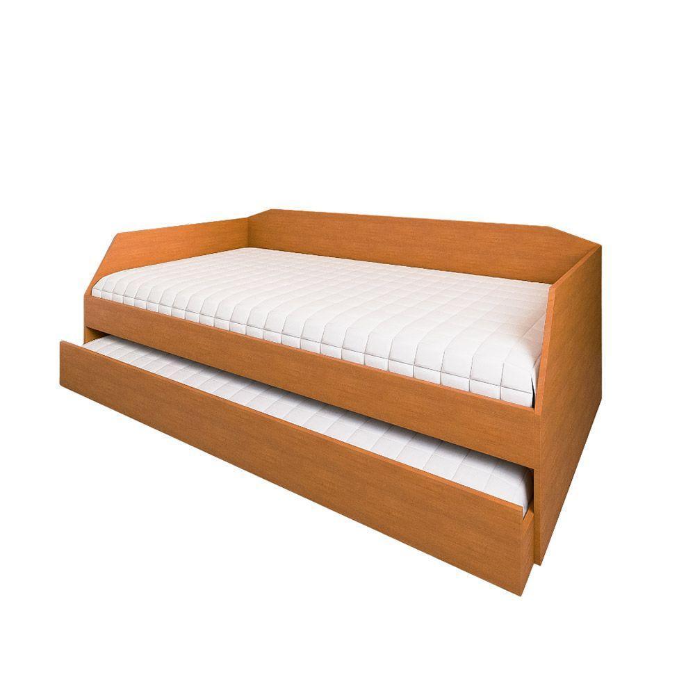 Sofá Cama Com Cama Auxiliar Americana Luxo Em Mdf Resistente Nobre Nature - 5