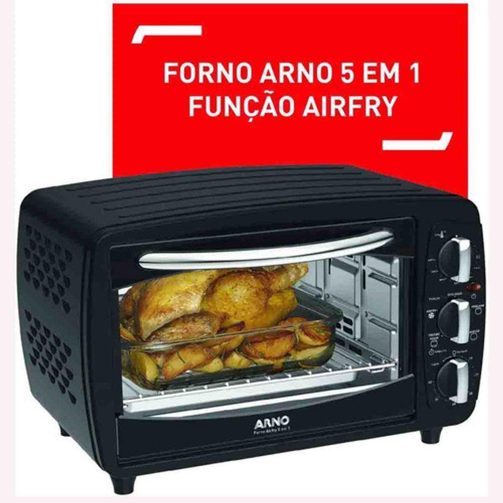 Forno Airfry Arno 20 Litros 5 Em 1 1400W Preto 220V - 3