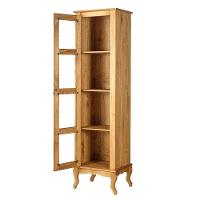 Cristaleira 1 Porta Vidro Torre Madeira Maciça Mel D161 Shop Jm Mel - 8