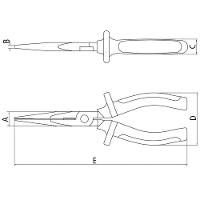 Alicate Meia Cana Isolado Iec 60900 - 8'' Tramontina Pro Tramontina - 2