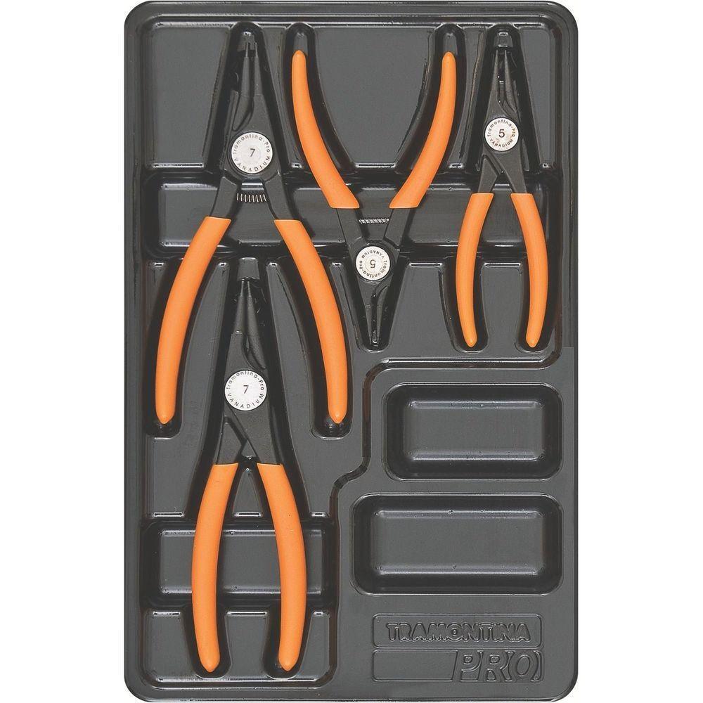 Módulo Com Alicates Para Anéis 4 Peças Tramontina Pro Orgnizador Ferramentas Para Gavetas E Armários Tramontina - 1