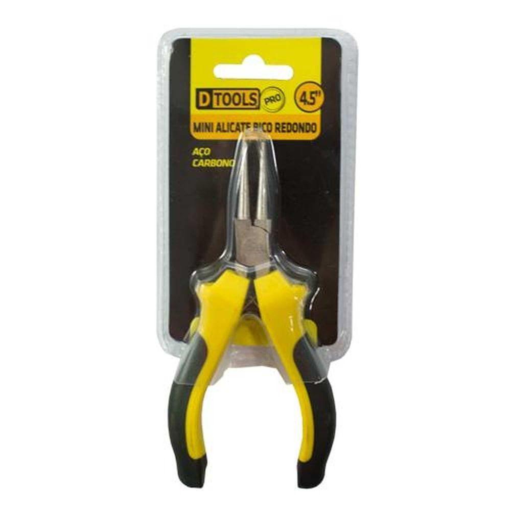 Alicate Mini Pro Bico Redondo 4,5'' Forjado Em Aço - Dtools - 3