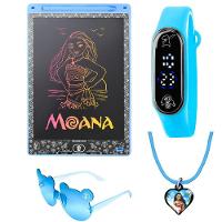 Lousa Magina Tablet Moana Led + Oculos Sol Azul Moana Menina Qualidade Premium Prova Dagua Criança - 1