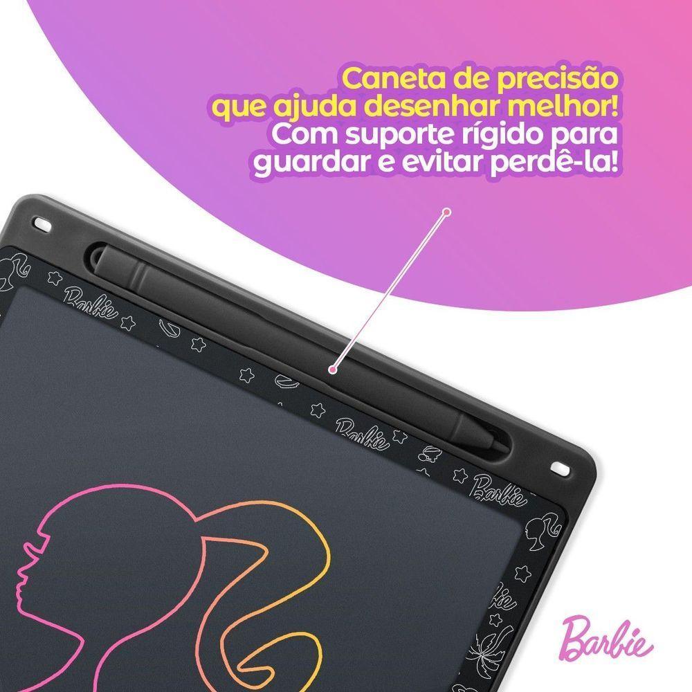 Lousa Magina Lcd Tablet Barbie + Oculos Qualidade Premium Prova Dagua Pulseira Ajustavel Menina Rosa - 8