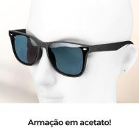 Oculos Proteção Uv + Caixa Ajustavel Cronometro Preto Data Robusto Original Grande Analogico Vemelho - 7