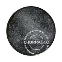 Prato Raso Tramontina Churrasco Carbon Em Porcelana Decorada 25 Cm Tramontina - 1