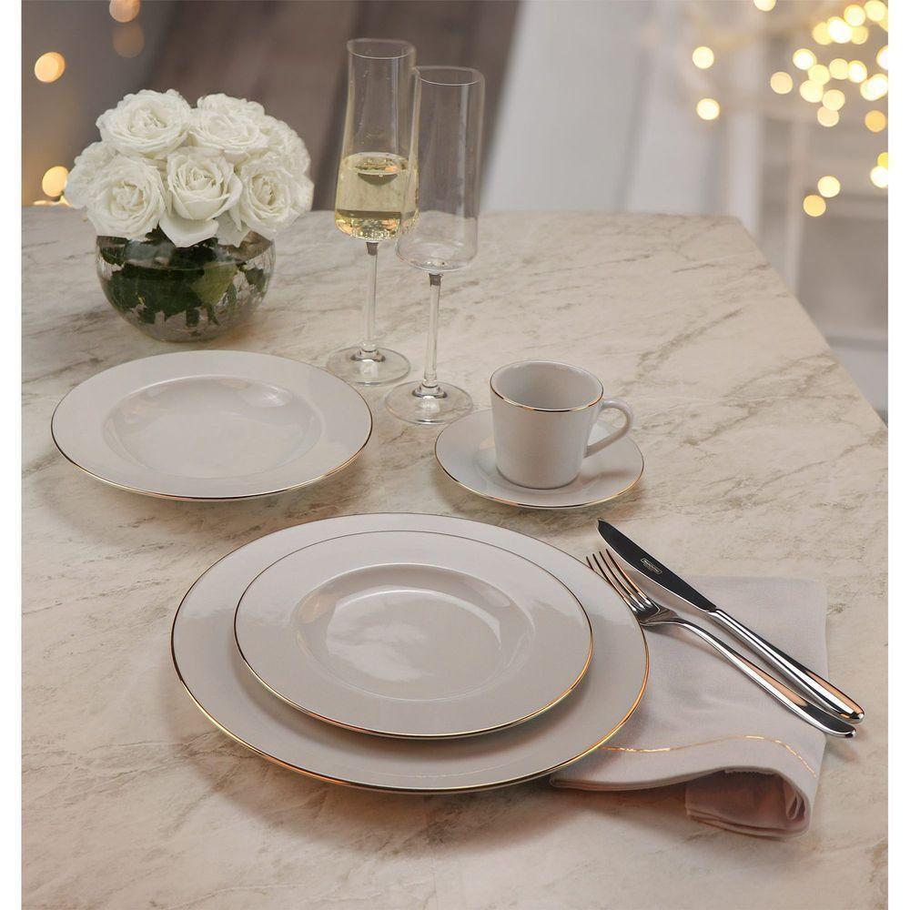 Aparelho De Jantar Tramontina Elisa Em Porcelana Decorada 20 Peças Jogo De Pratos Tramontina - 2