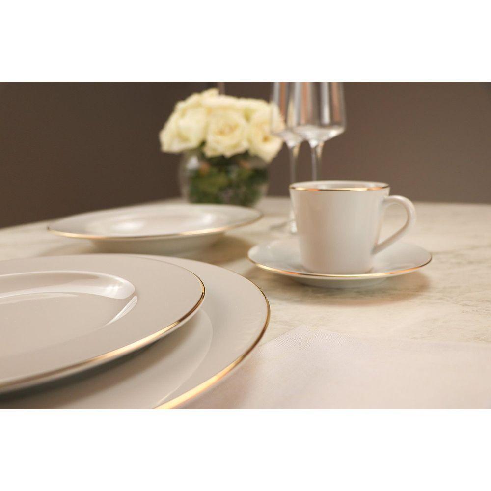 Aparelho De Jantar Tramontina Elisa Em Porcelana Decorada 20 Peças Jogo De Pratos Tramontina - 3