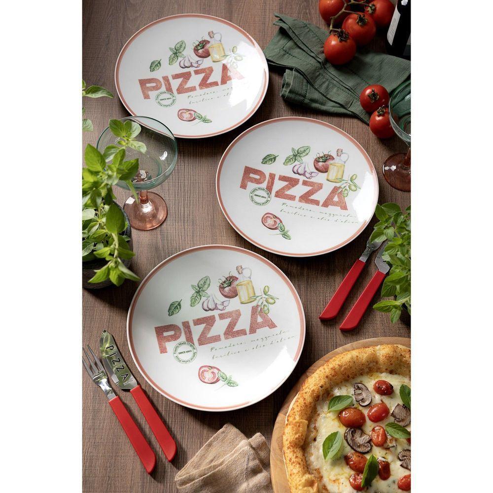 Prato Raso Tramontina Milano Em Porcelana Decorada 25 Cm Tramontina - 3