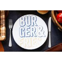 Prato Raso Tramontina Texas Em Porcelana Decorada 25 Cm Tramontina - 3