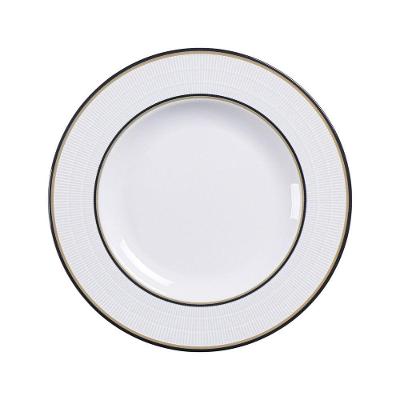 Prato Sobremesa Tramontina Sienna Em Porcelana Decorada 21 Cm Tramontina