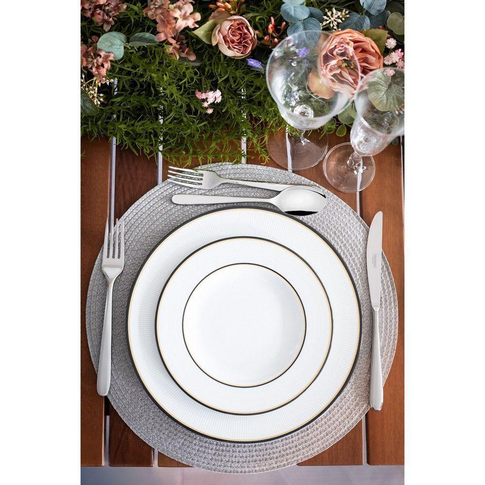 Prato Fundo Tramontina Sienna Em Porcelana Decorada 23 Cm Tramontina - 3