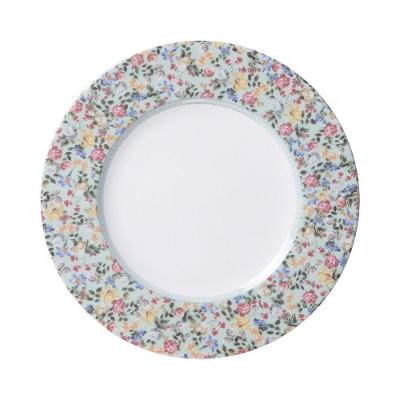 Prato Raso Tramontina Dalina Em Porcelana Decorada 28 Cm Tramontina