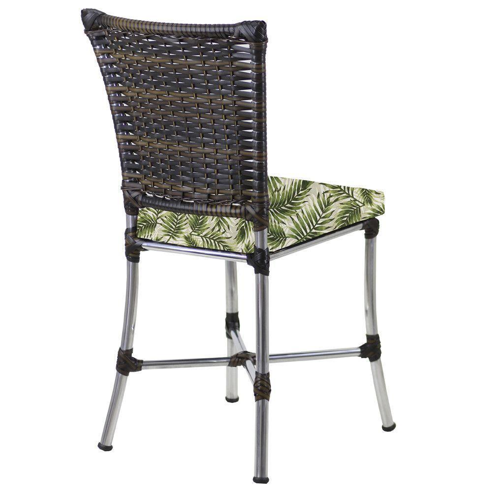 Conjunto 4 Cadeiras Angra E Mesa De Jantar Haiti Em Alumínio Pedra Ferro - 3