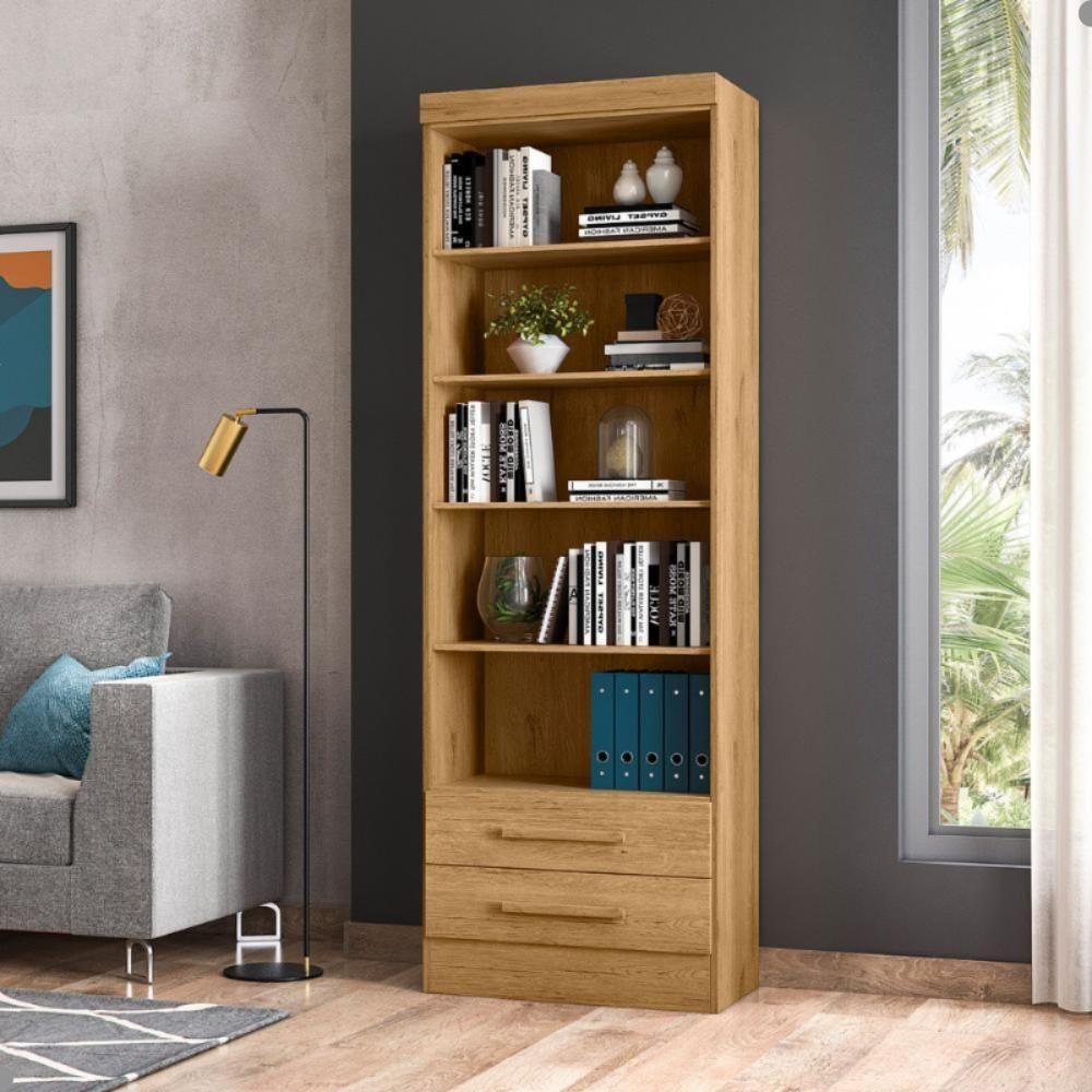 Livreiro Oslo Com Prateleiras Freijó Toq - 1