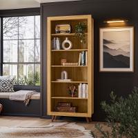 Livreiro Bologna Com Prateleiras P/ Livros Freijó Toq - 1