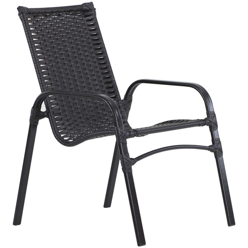 6 Cadeiras E Mesa 100cm Tampo Ripado Alumínio Piscina Jardim Argila - 2