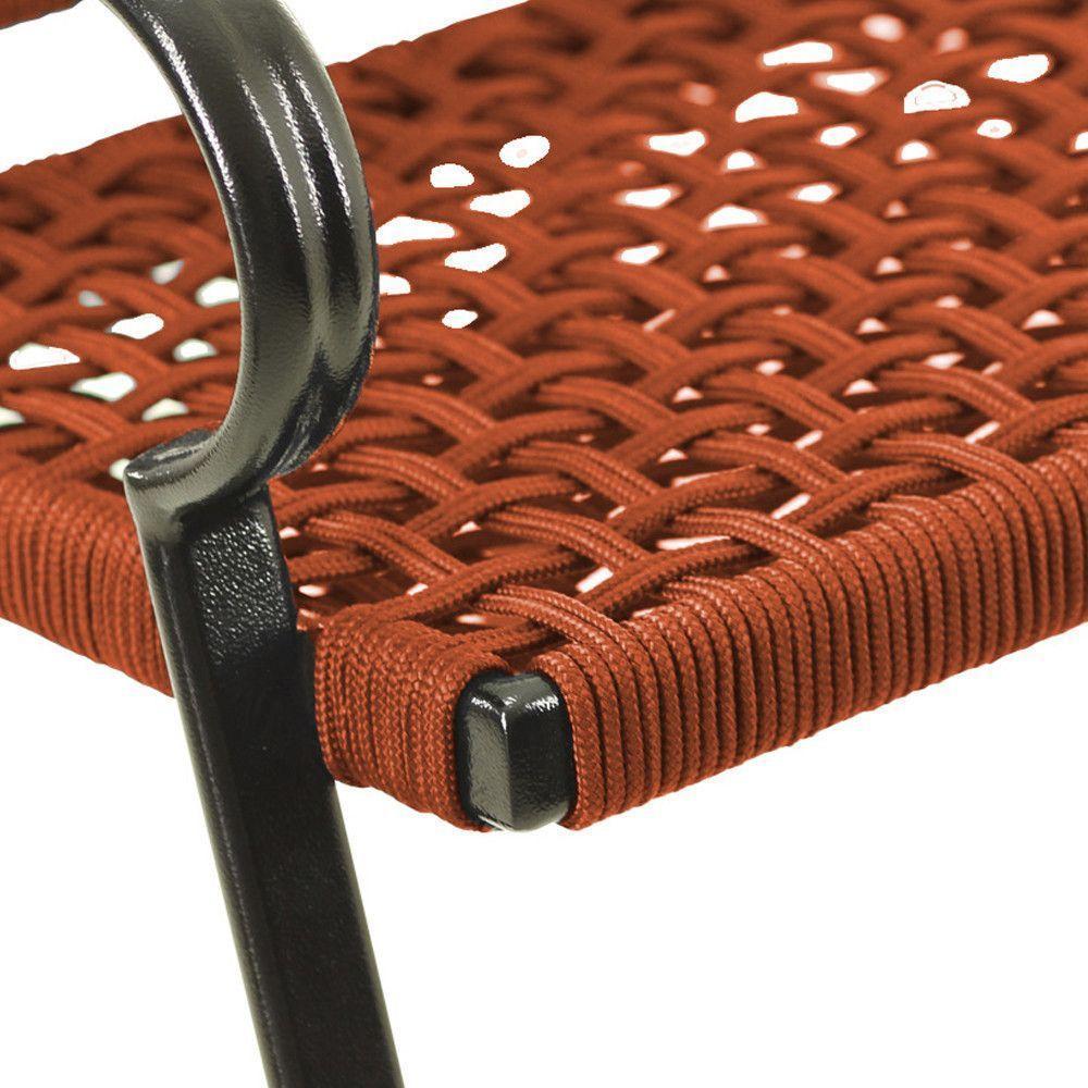 2 Cadeiras Corda Náutica E Mesa Tampo Ripado Edícula, Jardim Terra Cota - 2