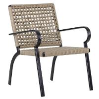 2 Cadeiras Corda Náutica E Mesa Tampo Ripado Edícula, Jardim Rami - 5