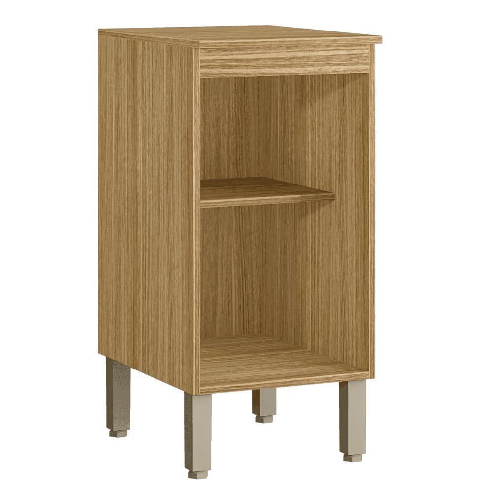 Balcão 1 Porta 400 C/ Tampo Lapis Freijó Supremo - 4