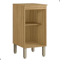 Balcão 1 Porta 400 C/ Tampo Lapis Freijó Gris - 4